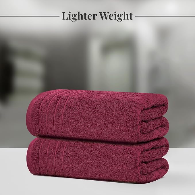 Tens Towels Pack of 4 Extra Large Bath Towels 30 x 60 Inches, 100% Cotton - Image 2