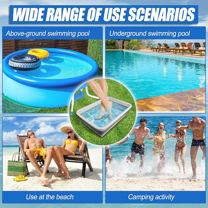 11.8" x 7.87" x 4.5" Pool Foot Bath Tray - Image 7