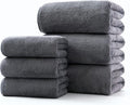 Lumimi Towel Set of 6 Very Soft Microfiber 3 Bath and 3 Hand Towels Quick Dry by Lumimi