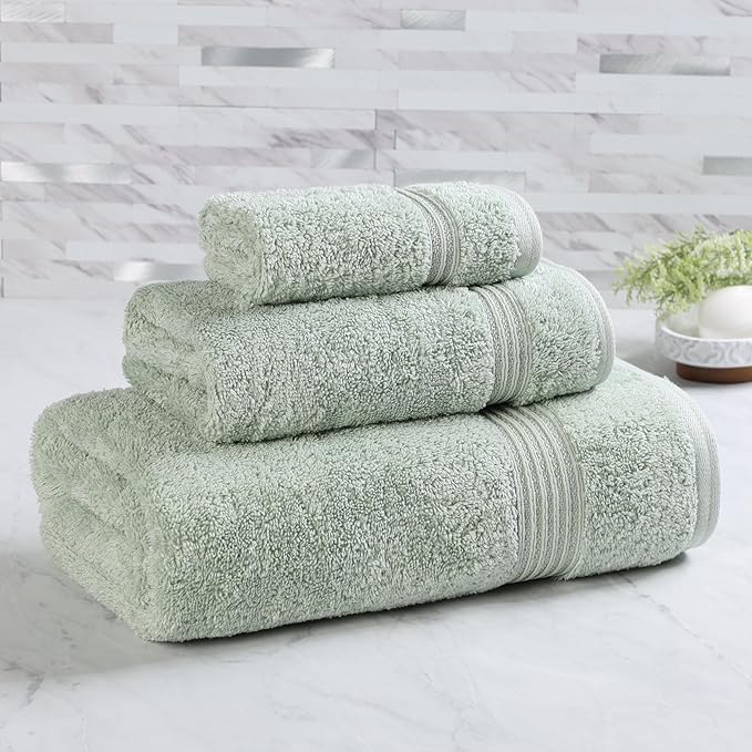 Superior Egyptian Cotton 3-Piece Towel Set, Basic Towels - Image 2