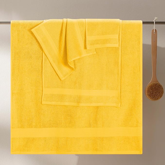 GLAMBURG Ultra Soft 8-Piece Towel Set - Image 3