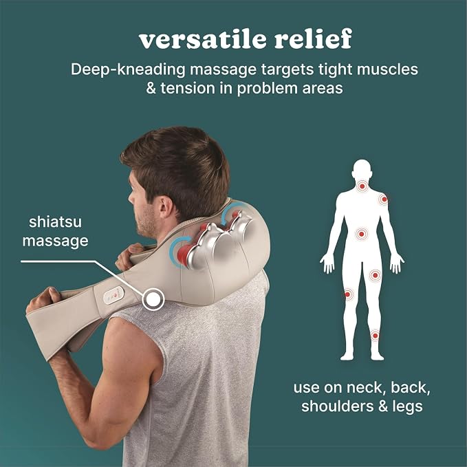 Homedics Shiatsu Deluxe Neck & Shoulder Massager - Image 5