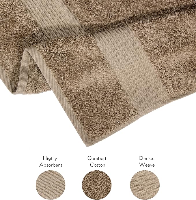 Luxury Oversized Bath Towels | 650 GSM, Soft & Highly Absorbent | Quick Dry - Image 3