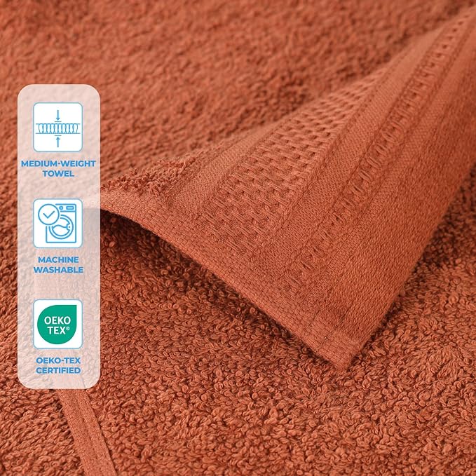 Superior Honeycomb Cotton Medium Weight Towels, - Image 6
