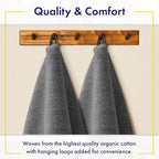 Alusa Home 100% Organic Zero-Twist Cotton Towels - Image 4