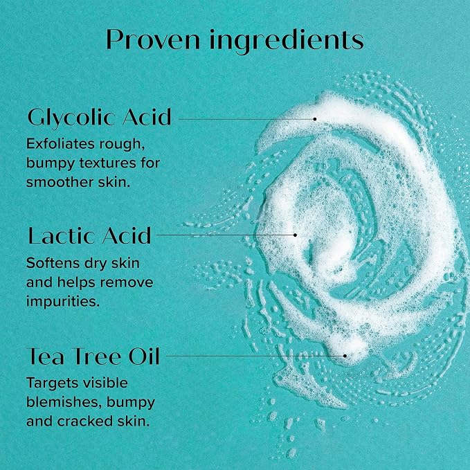 Medix 5.5 Exfoliating AHA Glycolic Acid Face & Body Wash Cleanser + Collagen - Image 4