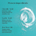 Medix 5.5 Exfoliating AHA Glycolic Acid Face & Body Wash Cleanser + Collagen - Image 4
