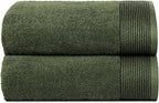 Belizzi Home Ultra Soft 2 Pack Oversized Bath Towel Set 28x55 inches, 100% by Unknown