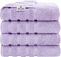 American Soft Linen Luxury 4 Piece Bath Towel Set, 600 GSM 100% Cotton Turkish by AmericanSoftLinen