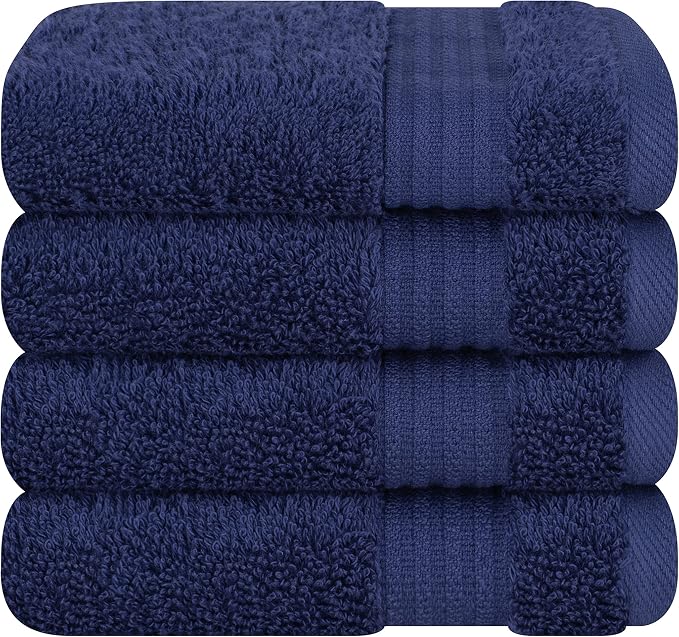 Cotton Paradise 100% Cotton Turkish Washcloth Set by UNITEDHOMETEXTILE