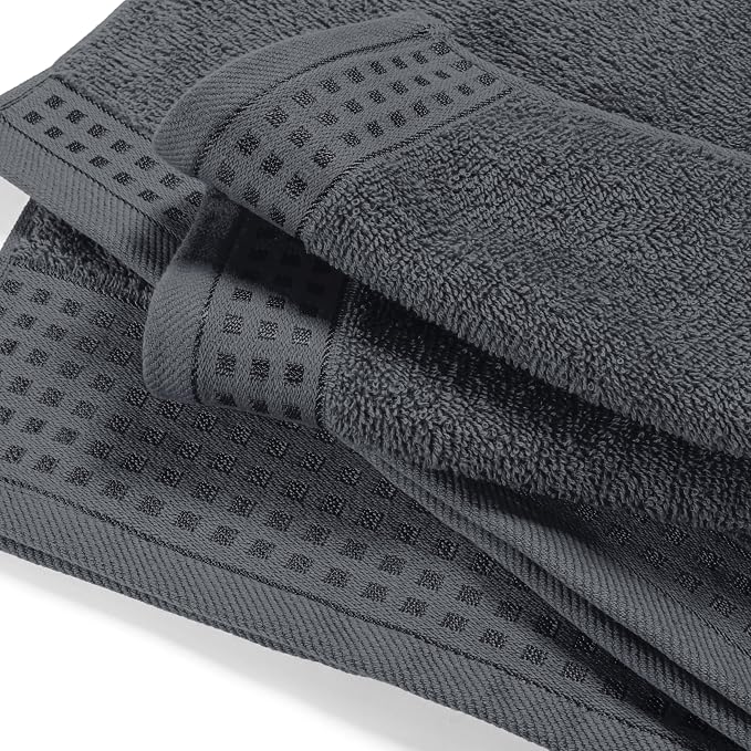 GLAMBURG Ultra Soft 4 Pack Oversized Bath Towel Set 27x54 inches, 100% Cotton - Image 2