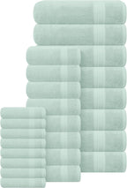 GLAMBURG Ultra Soft 24-Piece Towel Set - Image 3