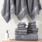 LANE LINEN Luxury 24 PCs Bath Towels Set - Image 12