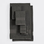 NY Loft 100% Cotton 6 Piece Bath Towel Set | Grey Towels | Oeko-TEX® Standard - Image 8
