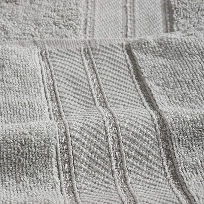 Modern Threads 4-Pack SpunLoft Bath Sheet Grey 35x66 - Image 6