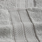 Modern Threads 4-Pack SpunLoft Bath Sheet Grey 35x66 - Image 6