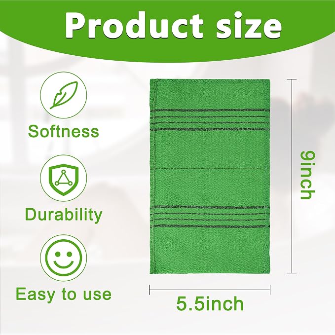 4 Pcs Korean Exfoliating Washcloth - Image 3