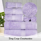 Superior Egyptian Cotton Pile 9 Piece Towel Set, Includes 3 Bath, 3 Hand - Image 3