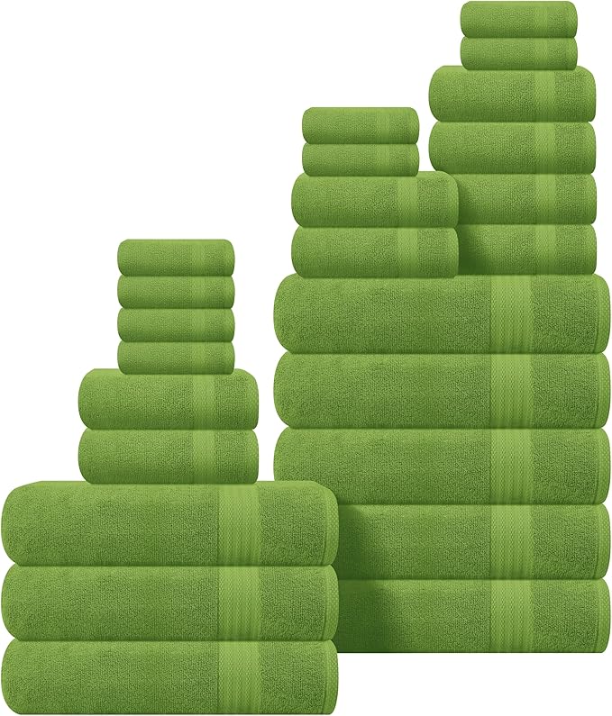 GLAMBURG Ultra Soft 24-Piece Towel Set by GLAMBURG