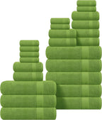 GLAMBURG Ultra Soft 24-Piece Towel Set by GLAMBURG