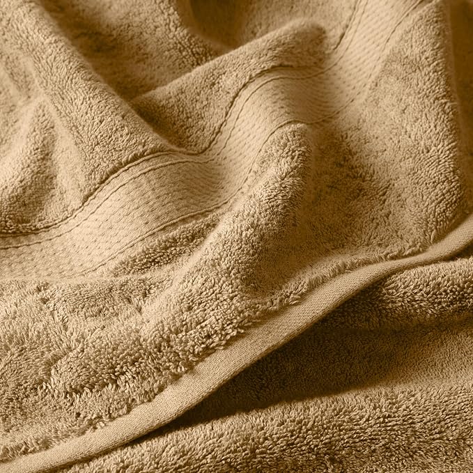 SUPERIOR Egyptian Cotton Pile 6 Piece Towel Set, Includes 2 Bath, 2 Hand - Image 4