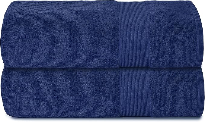 Belizzi Home Premium Cotton Oversized 2 Pack Bath Sheet 35x70-100% Pure Cotton by Unknown