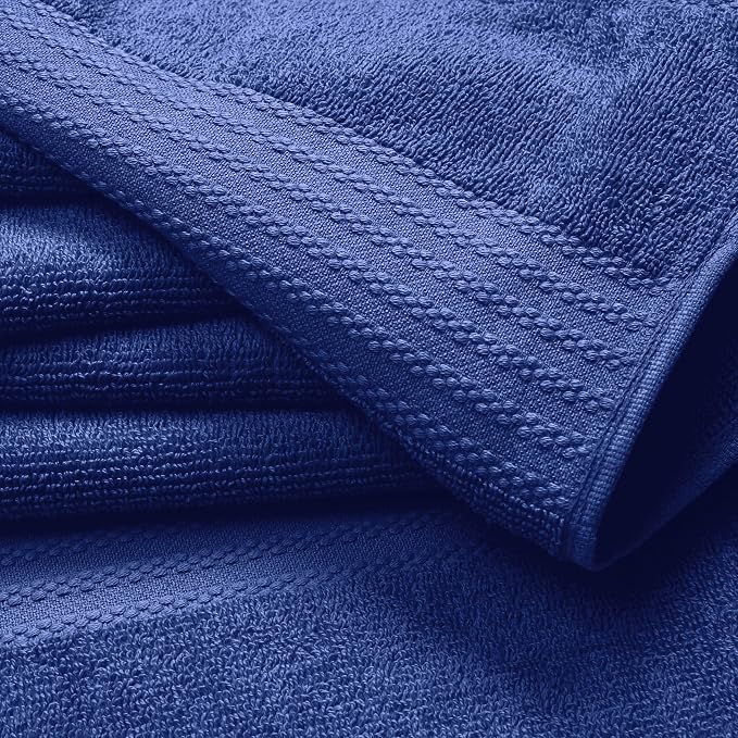 GLAMBURG Premium Cotton 4 Pack Bath Towel Set - Image 2