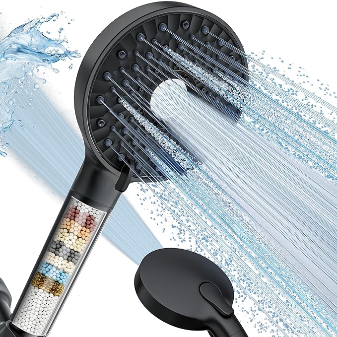 Magichome Shower Head with Handheld, High Pressure 10-Spd Detachable Chrome by Magichome