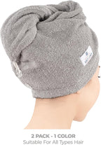American Soft Linen 100% Cotton Hair Towels - Image 3