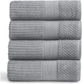 Springtree Home 100% Cotton Bath Towel Set of 4 | Super Soft & Absorbent by SpringtreeHome