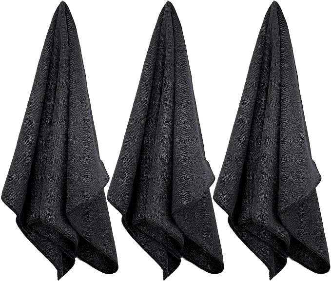 POLYTE Professional Quick Dry Lint Free Microfiber Hair Drying Salon Towel - Image 3
