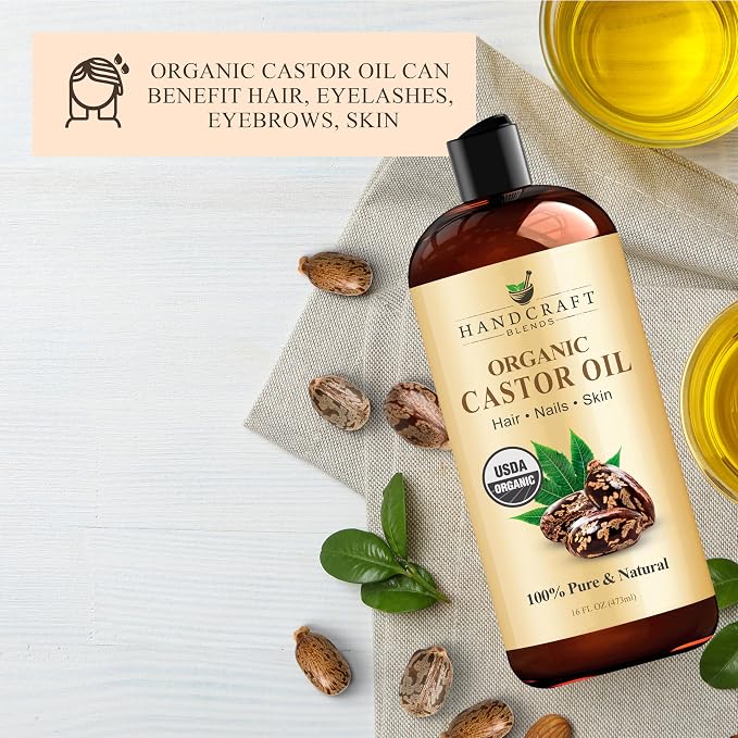 Handcraft Blends Castor Oil Pack Wrap | Organic Castor Oil 16 oz | Reusable - Image 6