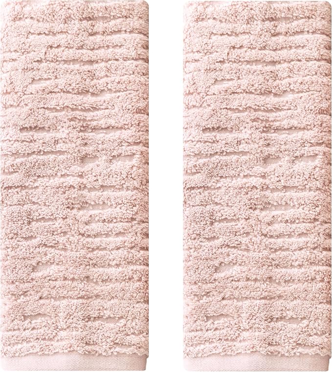 SKL Home CloudSoft 100% Cotton Luxury 2-Piece Hand Towel Set, 600 GSM, Ultra by SKLHomebySaturdayKnightLtd