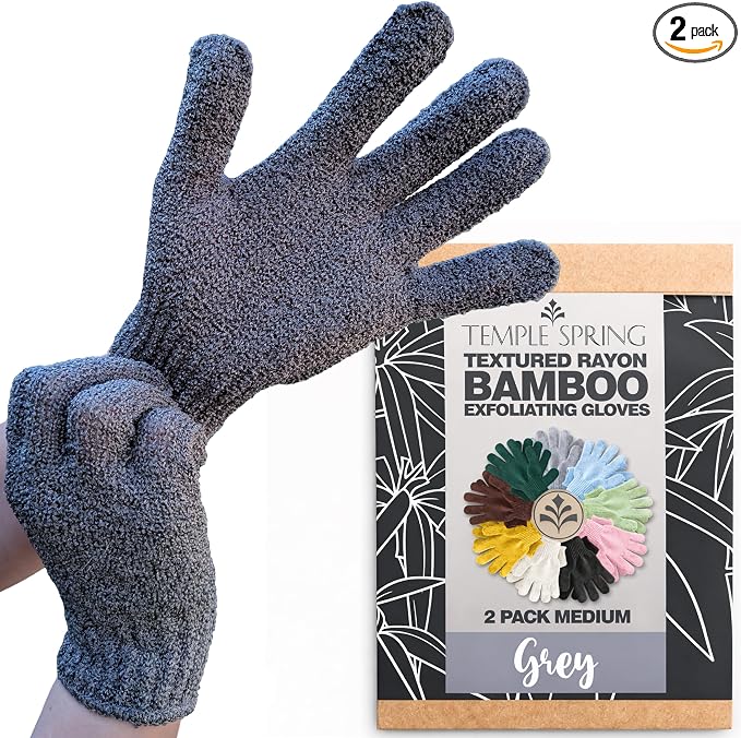 Temple Spring Shower Gloves Exfoliating by TempleSpring%7CRelaxRefreshRecharge