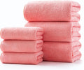 Lumimi Towel Set of 6 Very Soft Microfiber 3 Bath and 3 Hand Towels Quick Dry by Lumimi