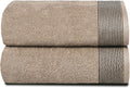 BELIZZI HOME 2 Pack Oversized Cotton Bath Towels, 28x55 inches by Unknown