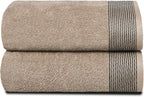 BELIZZI HOME 2 Pack Oversized Cotton Bath Towels, 28x55 inches by Unknown