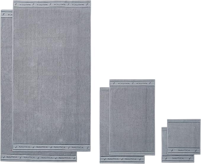 Nautica - Bath Towels, 100% Soft & Absorbent Fluffy Cotton, Highly Absorbent & - Image 5