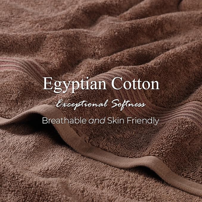 Superior Egyptian Cotton 2-Piece Bath Sheet Towel Set, Oversized Body Towels - Image 7