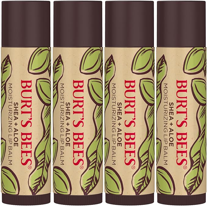 Burt's Bees Shea and Aloe Moisturizing Lip Balm, Lip Moisturizer - Image 17