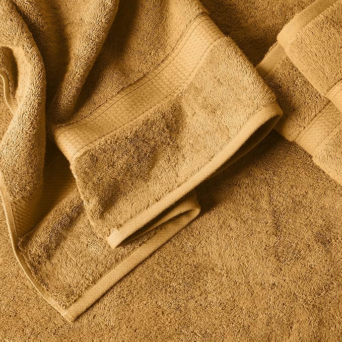 Superior Egyptian Cotton Pile Heavyweight Bath Sheet Set, Oversized Ultra Soft - Image 3