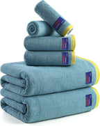 REDKISS 6 Piece Luxury Bath Towel Set, 2 Bath Towels, 2 Hand Towels, 2 by REDKISSOnline