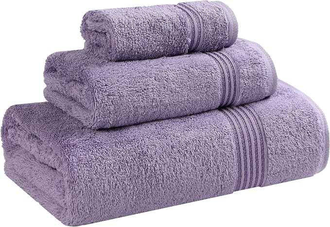 Superior Egyptian Cotton 3-Piece Towel Set, Basic Towels by SUPERIOR