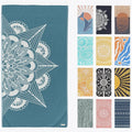 FESHKA Sand Proof Turkish Beach Towel – Oversized, Quick Dry & Lightweight by FESHKA