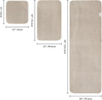POLYTE 430 GSM Microfiber Quick Dry Lint Free Oversize Bath Towel Set, 6 Piece - Image 2