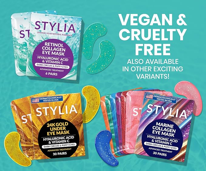 Stylia Under Eye Patches for Puffy Eyes and Dark Circles - Image 6