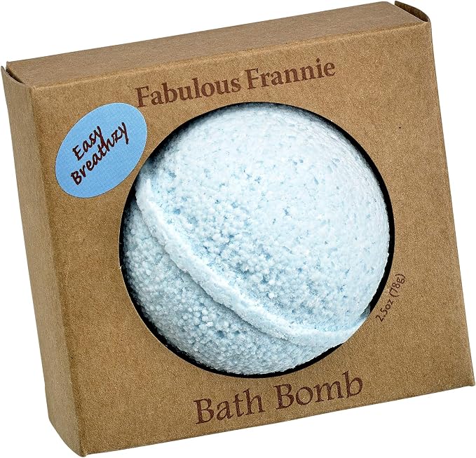 Fabulous Frannie Easy Breathzy Natural, Handmade Bath Bomb Set, Rich in by Fabulous+Frannie