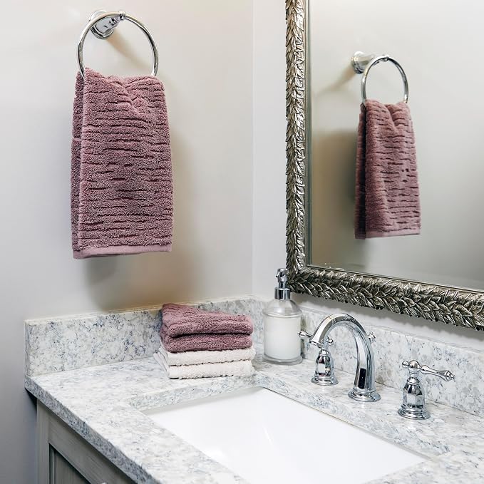 SKL Home CloudSoft 100% Cotton Luxury 6-Piece Towel Set, 600 GSM, Ultra Plush & - Image 5