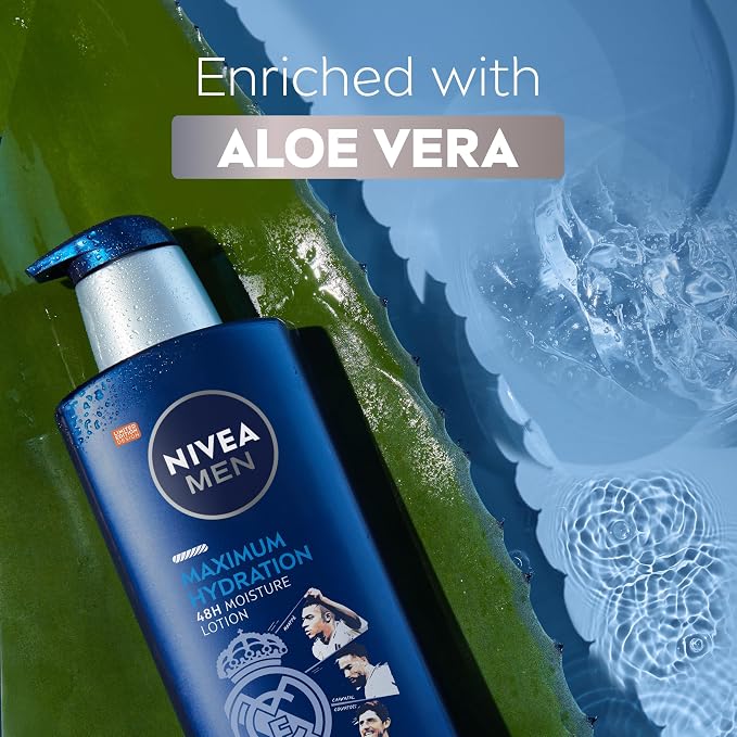 NIVEA MEN Real Madrid Limited Edition Design Maximum Hydration 48-Hour Moisture - Image 5