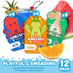 Tub Works® Magical Kids Bubble Bath, Variety 12 Pack | Creates Colorful Water & - Image 4